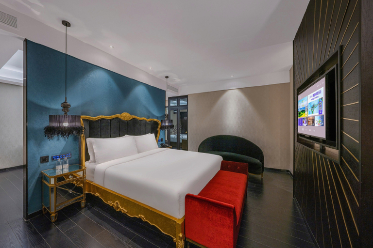 Bedroom 2, Crystal Orange Hotel Nanchang Bayi Square Tengwang Pavilion, Nanchang
