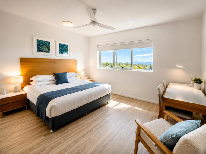 Bedroom 3, Harbourfront Studio Apartment, South Townsville