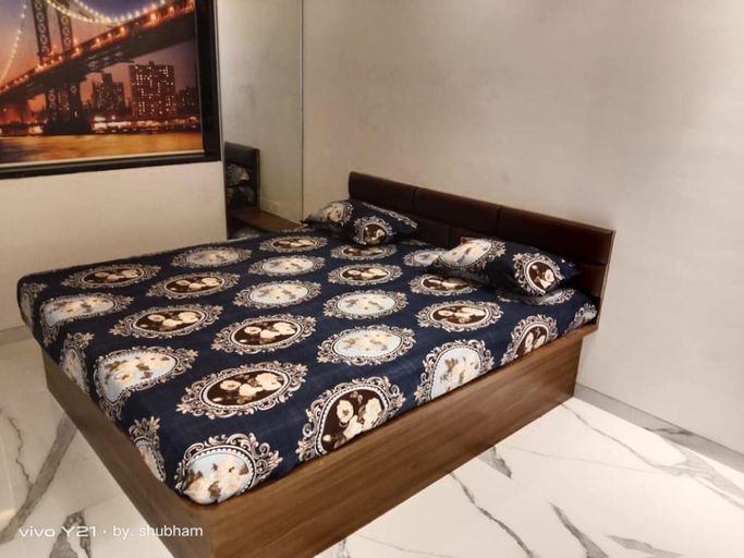 Bedroom 3, The 27 Axis Villa in Alibaug, Raigarh