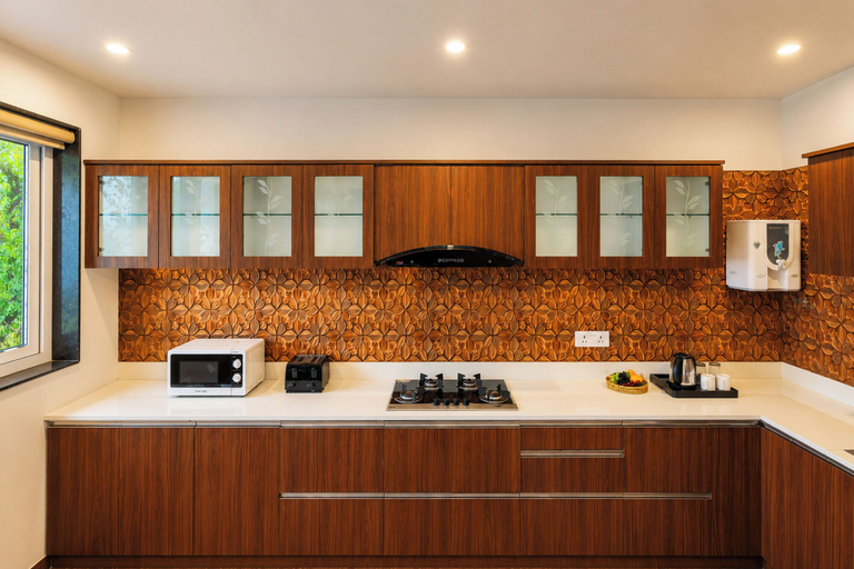 Private kitchen 3, Alaya Stays HillTop Farmstead 3BHK Villa, Dehradun