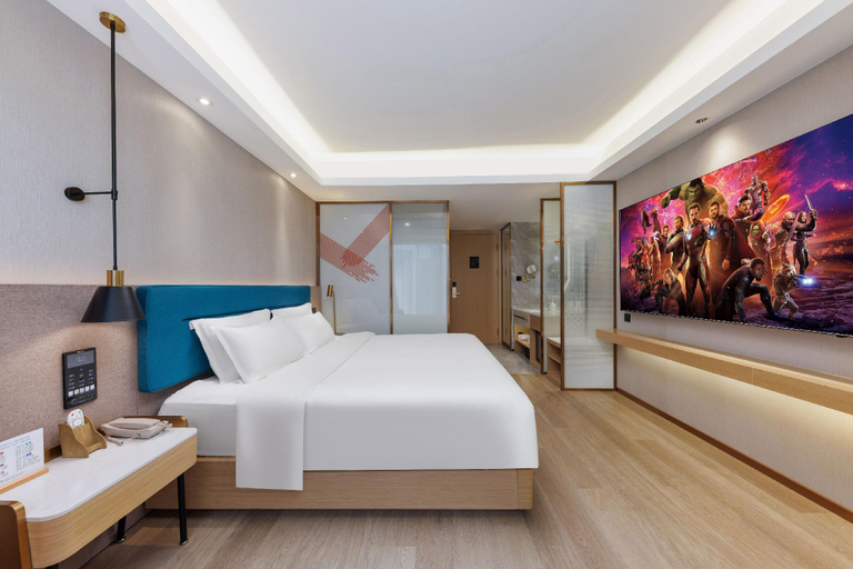 Bedroom 2, Chaoman Hotel (Shenzhen Baoan Daqianli Pingzhou Subway Station), Shenzhen