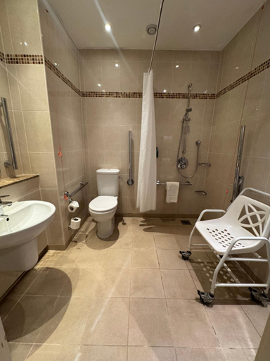 Bathroom 5, Macdonald Linden Hall Hotel, Golf & Spa, Northumberland