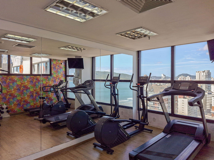 Fitness facility 4, SHB Charmoso Flat Com Vista Mar, Santos