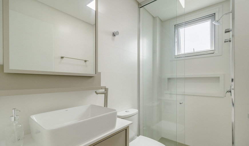 Bathroom, Modern Lake View Apartment in Jurere Vlo0414, Florianopolis
