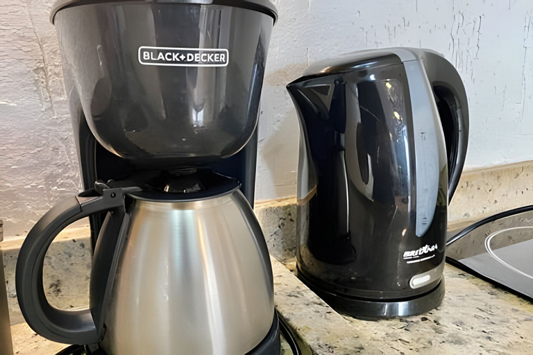 Coffee and/or coffee maker 3, SHB Brilho do Mar Vista para o Oceano, Santos