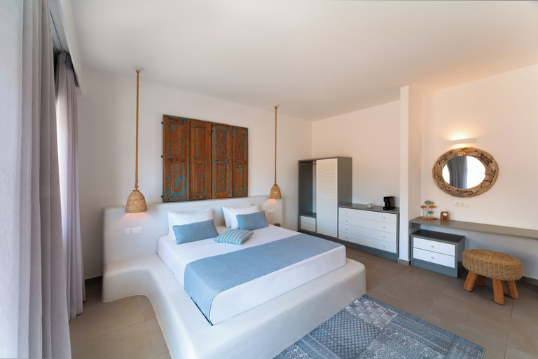 Bedroom 1, Lindos Portes Suites - Adults Only, South Aegean