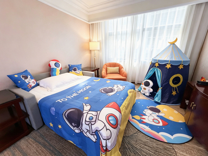 Bedroom, Pengrun Hotel, Beijing