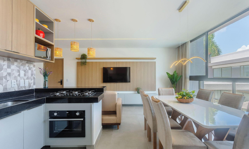Private kitchen 5, Apt in Condo w/ Pool 350m From the Beach Bbc0108, Maraú