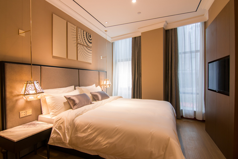 Bedroom, Yitel - Zhizun Shanghainanjingxi Road Metro Station, Shanghai