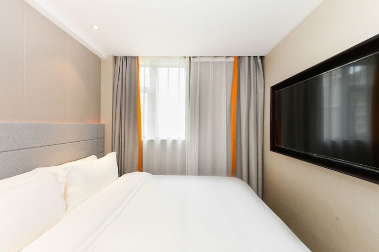 Bedroom 2, Gya Hotel Shanghai Xizang Bei Road Metro Station, Shanghai