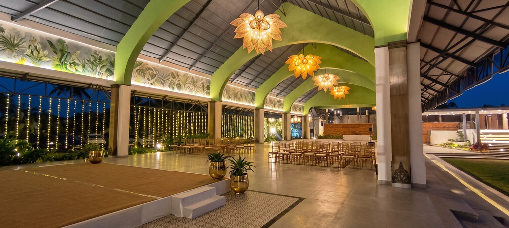 Outdoor banquet area 5, Le Roma Samsara, Bangalore
