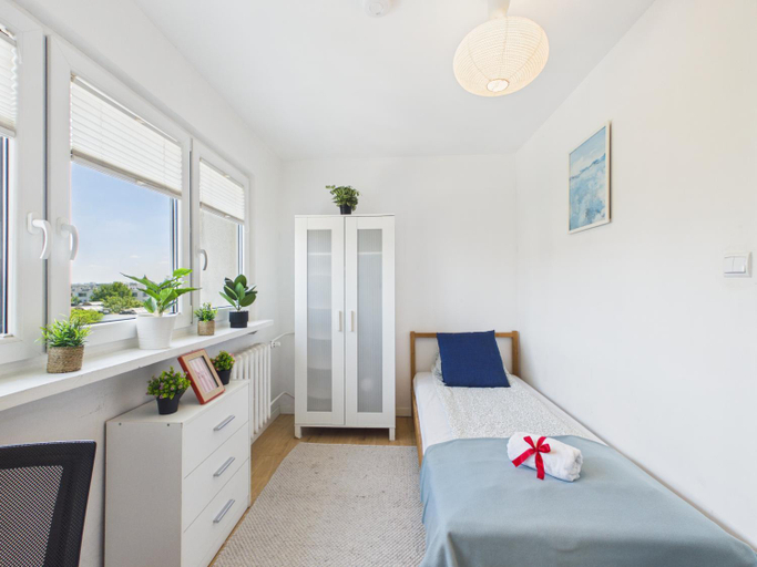 Bedroom, Comfort ROOM, Kochanowskiego 32, Warsaw