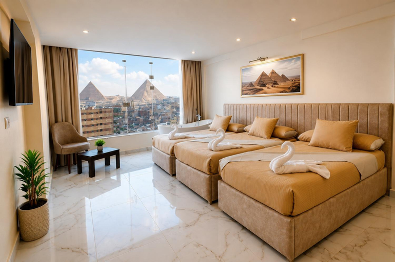 Bedroom 4, Amon Ra Hotel, Al-Ahram