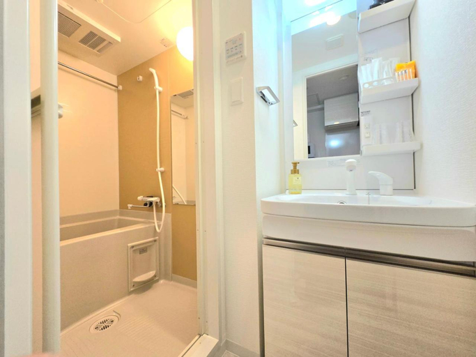 Bathroom 3, Hotel Arashi Nambaminami No003, Osaka