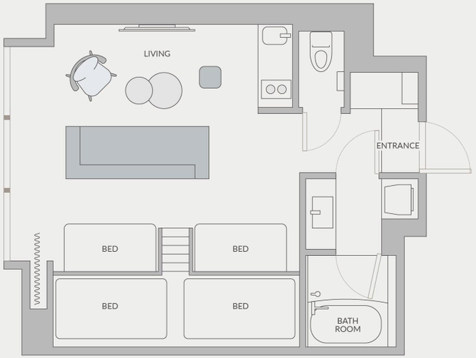 Floor plan 4, FAV LUX Asahikawa, Asahikawa