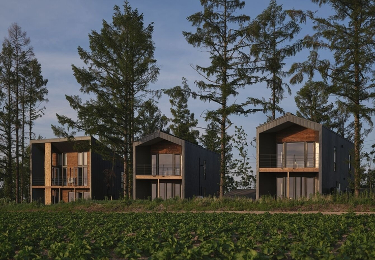 Exterior, Adagio Retreat Tokachidake, Biei