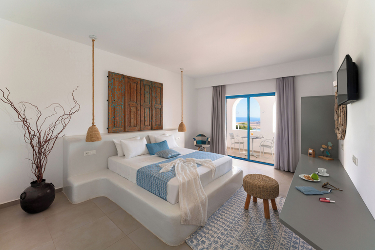 Bedroom 2, Lindos Portes Suites - Adults Only, South Aegean