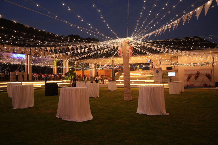 Outdoor banquet area 4, Le Roma Samsara, Bangalore