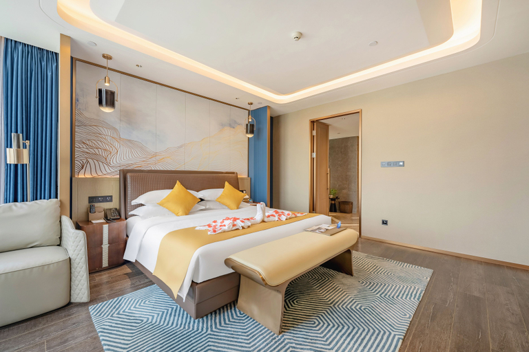 Bedroom, Hotel Yuhua Platinum Huizhou, Huizhou