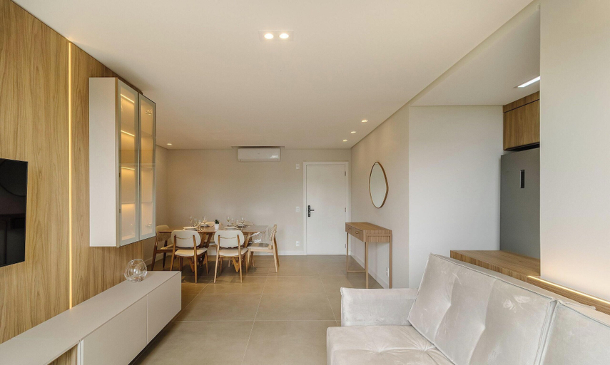 Living area, Modern Lake View Apartment in Jurere Vlo0414, Florianopolis