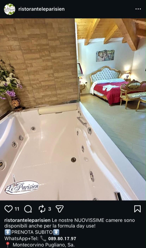 Hot tub, Le Parisien, Salerno