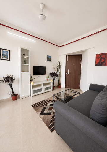 Living area 4, PixieStays Magnolia View Malad East, Mumbai Suburban