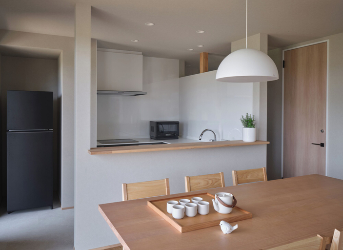 Private kitchen, Adagio Retreat Tokachidake, Biei