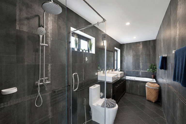 Bathroom 4, Boutique 3BR Pool Villa White Cove Rawai, Pulau Phuket