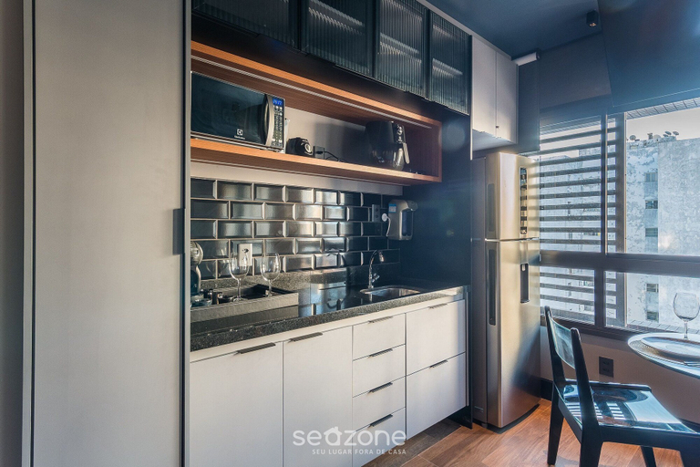 Private kitchen 3, Studio in Condo w/ Pool in Barra Eub0906, Salvador