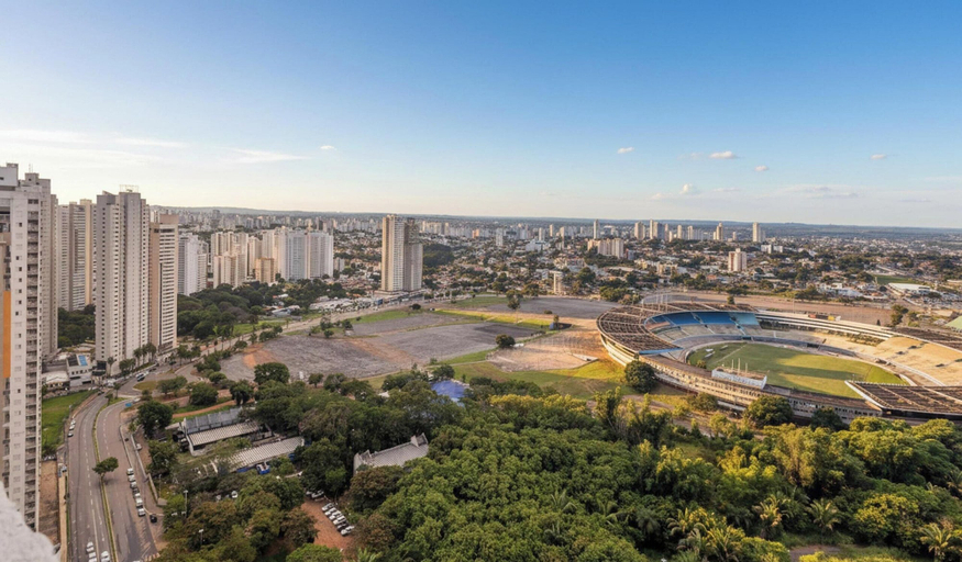 Aerial view, Apartments in Jardim Goias Goiania/go - THO, Goiania