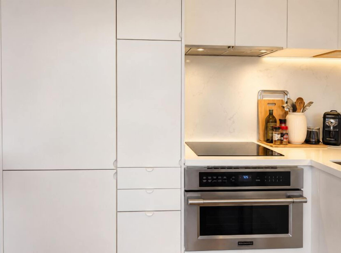 Shared kitchen, Madison & East 53rd, New York