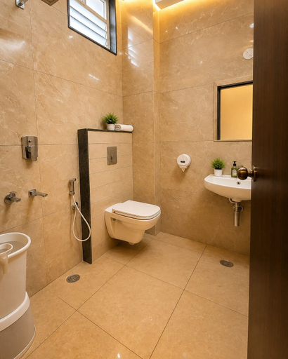 Bathroom 3, Bhadrachalam Nest Inn, Mysore