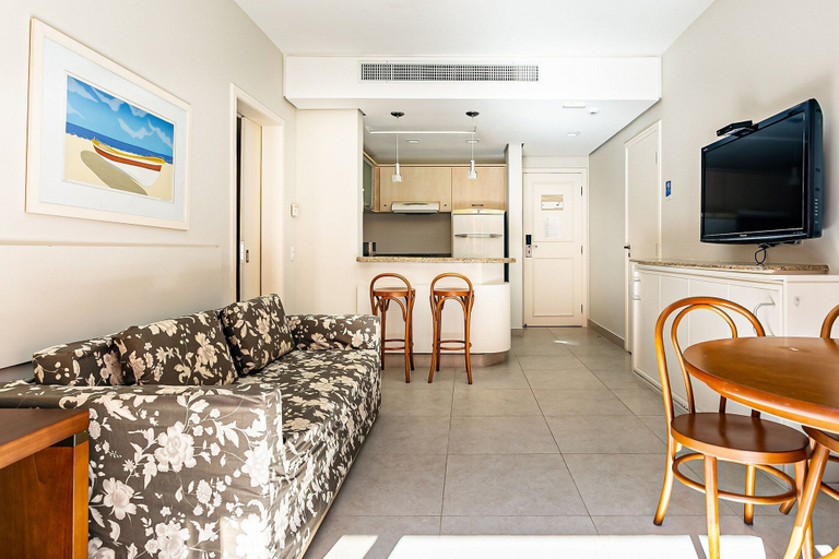 Living area 4, Suite W/beautiful View in Resort in Jurere Jbv252, Florianopolis
