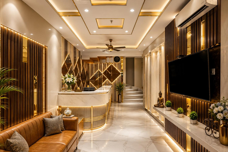 Public Area, Hotel Worth - 1 Minute from New Delhi Station, Delhi