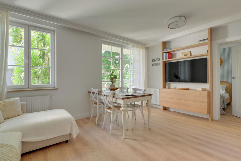 Living area 3, Valor -Rodzinny apartament z balkonem, Sopot