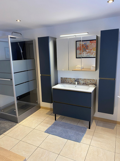 Bathroom 2, Résidence du Lion d'Or, Haute-Saône