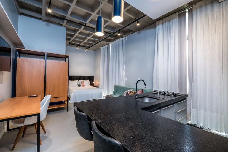 Room 4, Modern Loft Garden 750m From Canas Beach Tps106, Florianopolis
