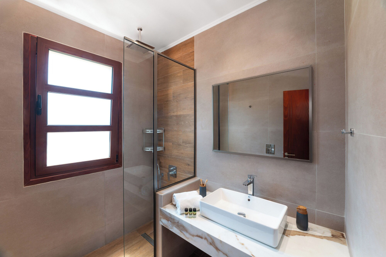 Bathroom, Lindos Aeonian Villas, South Aegean