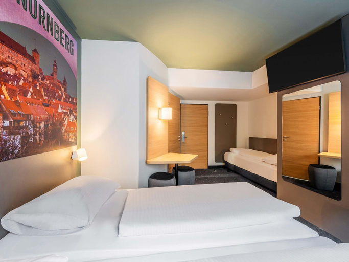 Bedroom 4, B&B Hotel Nürnberg-City, Nürnberg