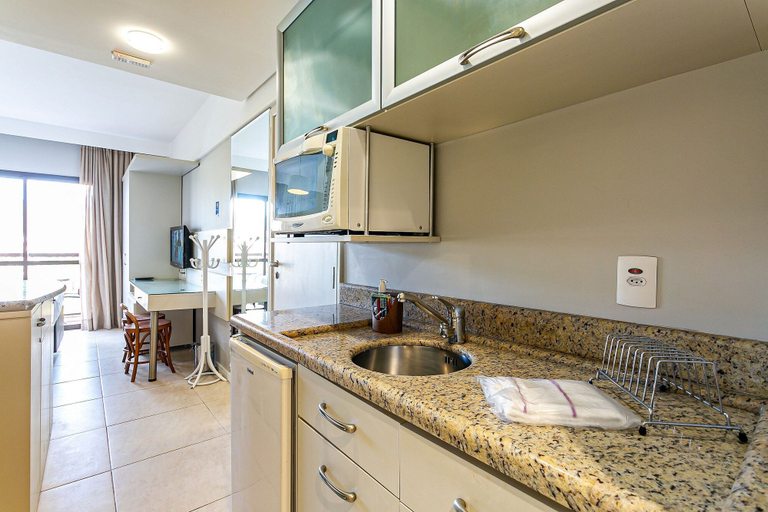 Private kitchen, Beachfront Comfort Inside Resort Jbv155, Florianopolis