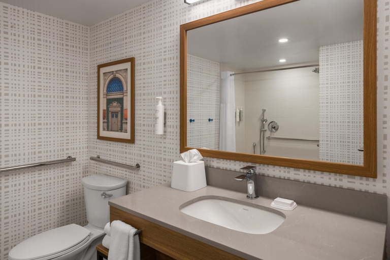 Bathroom 3, Hampton Inn Staunton, Augusta