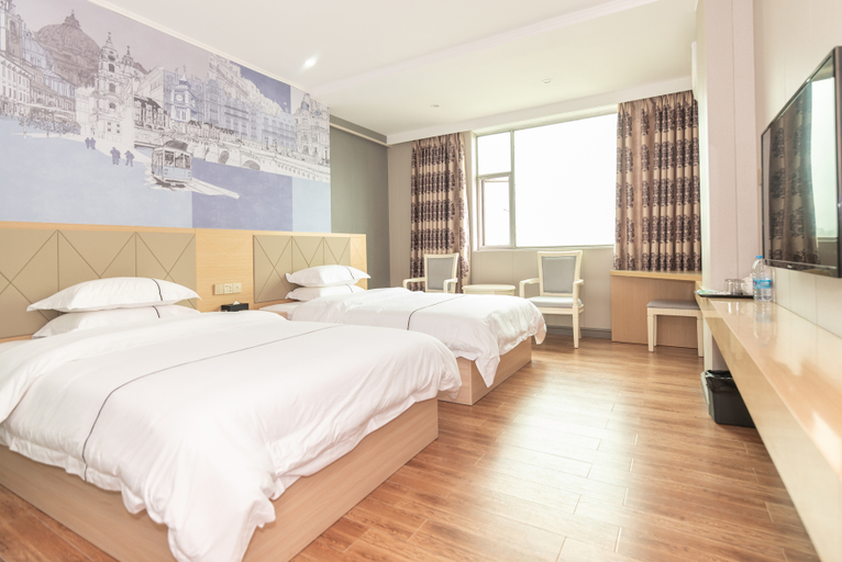 Bedroom, イミ(Yimi)ホテル(広州花都北興萬大広場)(逸米酒店(广州花都北兴万大广场店)), Guangzhou