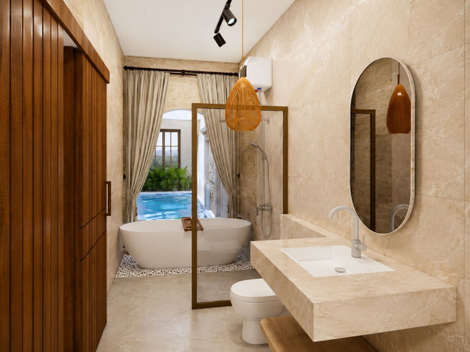 Bathroom 3, Tepa Menep Villa, Sleman