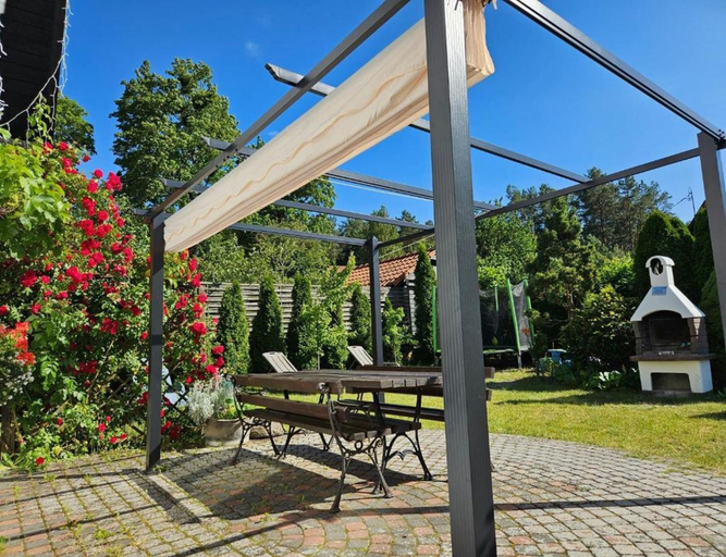 Balcony, Comfortable Holiday Villa With a Private Garden, Olsztyn