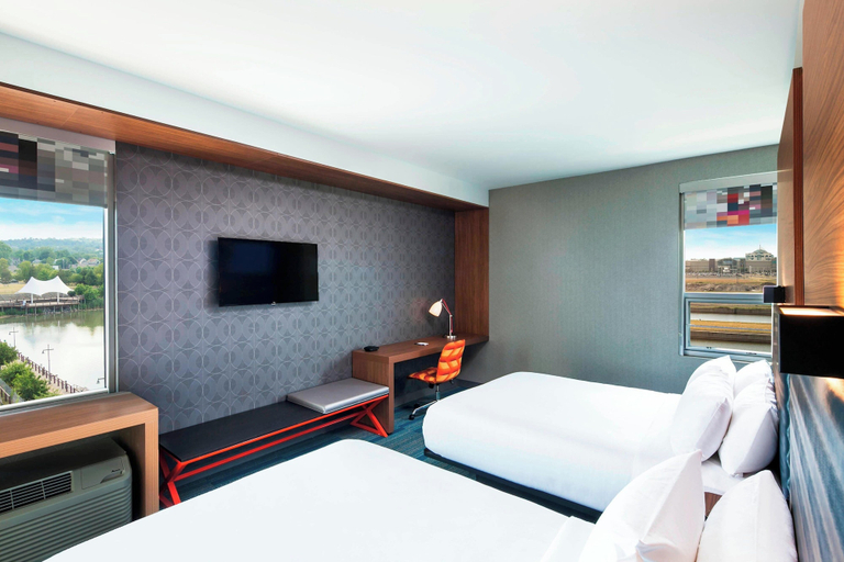 Bedroom 3, Aloft by Marriott Syracuse Inner Harbor, Onondaga