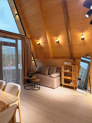 Interior 5, A-frame with lake view near Stepanavan