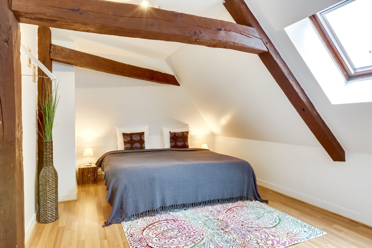 Bedroom 3, Château Turgot Gîtes, Calvados