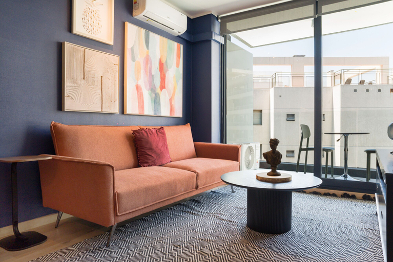Living area 3, Las condes Apartments by Andes STR, Cordillera