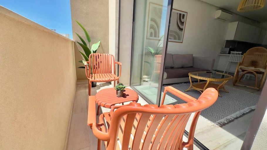 Balcony, B15 Cozy Apartment in La Marsa, La Marsa