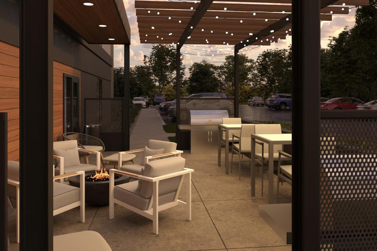 Balcony/terrace, LivSmart Studios Hilton Pensacola I-10 North Davis Hwy, Escambia